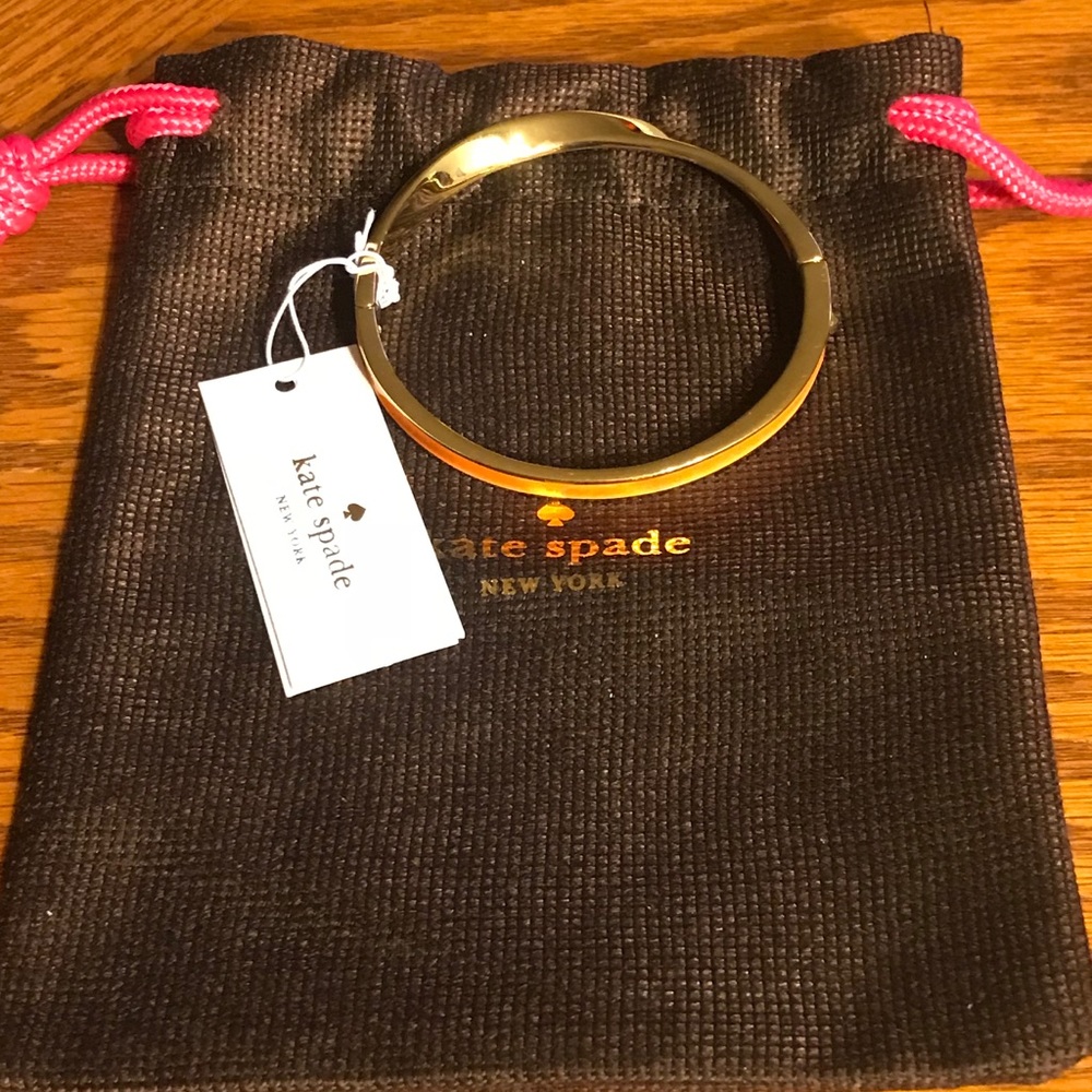 Do The Twist Hinged Bangle - $55